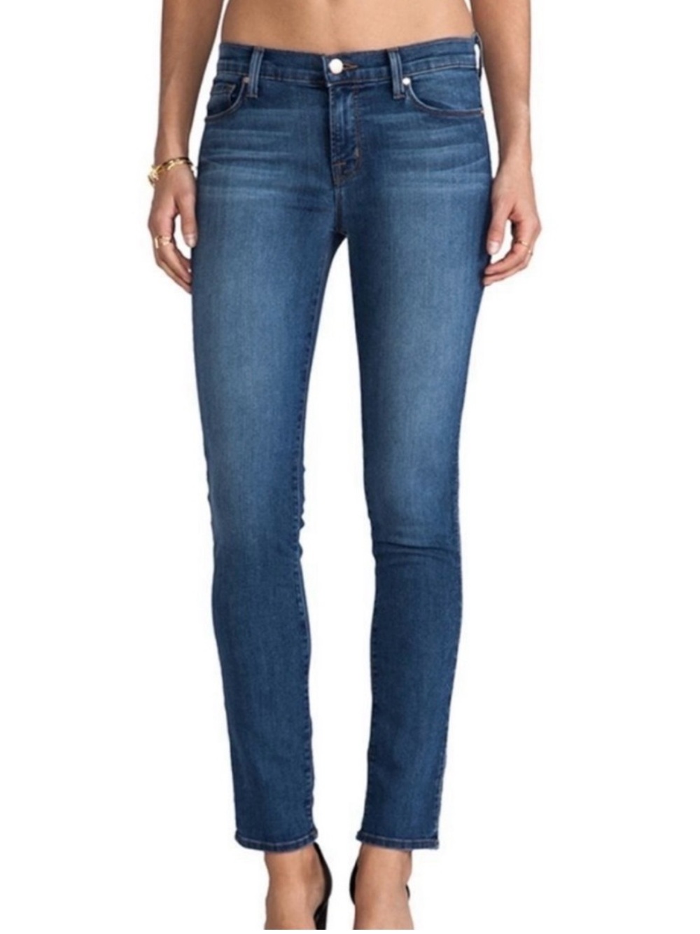 J Brand Rail Low Rise Slim Fit Straight Leg Denim Jeans New Dawn 24